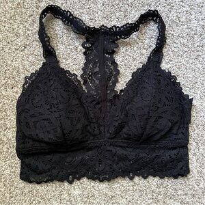 Auden Black Lace Racerback Bralette